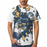 AILLOSA A-104 3D Baskılı Desenli Kısa Kollu Erkek T-shirt
