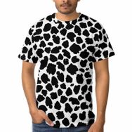AILLOSA A-115 3D Baskılı Desenli Kısa Kollu Erkek T-shirt