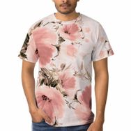 AILLOSA A-117 3D Baskılı Desenli Kısa Kollu Erkek T-shirt