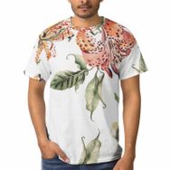 AILLOSA A-119 3D Baskılı Desenli Kısa Kollu Erkek T-shirt