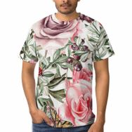 AILLOSA A-120 3D Baskılı Desenli Kısa Kollu Erkek T-shirt