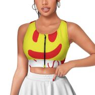 AILLOSA Activewear 3D Baskılı Desen TH-110 Askılı Kadın Atlet