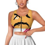 AILLOSA Activewear 3D Baskılı Desen TH-125 Askılı Kadın Atlet