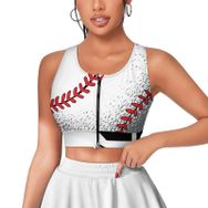 AILLOSA Activewear 3D Baskılı Desen TH-160 Askılı Kadın Atlet
