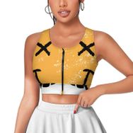 AILLOSA Activewear 3D Baskılı Desen TH-177 Askılı Kadın Atlet