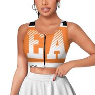 AILLOSA Activewear 3D Baskılı Desen TH-189 Askılı Kadın Atlet
