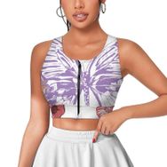 AILLOSA Activewear 3D Baskılı Desen TH-336 Askılı Kadın Atlet