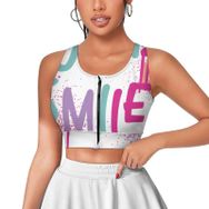 AILLOSA Activewear 3D Baskılı Desen TH-350 Askılı Kadın Atlet