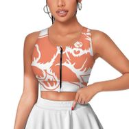 AILLOSA Activewear 3D Baskılı Desen TH-424 Askılı Kadın Atlet