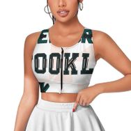 AILLOSA Activewear 3D Baskılı Desen TH-468 Askılı Kadın Atlet