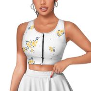 AILLOSA Activewear 3D Baskılı Desen YH-210 Askılı Kadın Atlet