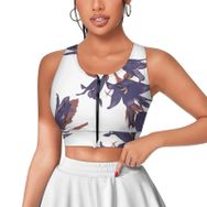 AILLOSA Activewear 3D Baskılı Desen YH-249 Askılı Kadın Atlet