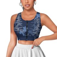 AILLOSA Activewear 3D Baskılı Desen YH-275 Askılı Kadın Atlet