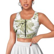 AILLOSA Activewear 3D Baskılı Desen YH-300 Askılı Kadın Atlet