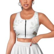 AILLOSA Activewear 3D Baskılı Desen YH-318 Askılı Kadın Atlet