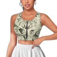AILLOSA Activewear 3D Baskılı Desen YH-360 Askılı Kadın Atlet