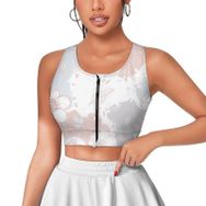 AILLOSA Activewear 3D Baskılı Desen YH-372 Askılı Kadın Atlet