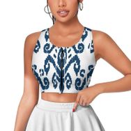 AILLOSA Activewear 3D Baskılı Desen YH-39 Askılı Kadın Atlet