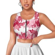 AILLOSA Activewear 3D Baskılı Desen YH-405 Askılı Kadın Atlet