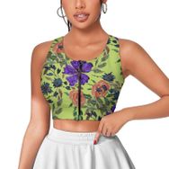 AILLOSA Activewear 3D Baskılı Desen YH-425 Askılı Kadın Atlet