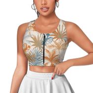 AILLOSA Activewear 3D Baskılı Desen YH-455 Askılı Kadın Atlet