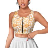 AILLOSA Activewear 3D Baskılı Desen YH-481 Askılı Kadın Atlet