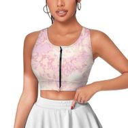 AILLOSA Activewear 3D Baskılı Desen YH-530 Askılı Kadın Atlet