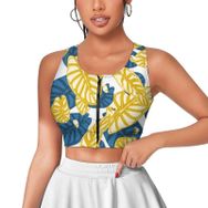 AILLOSA Activewear 3D Baskılı Desen YH-555 Askılı Kadın Atlet