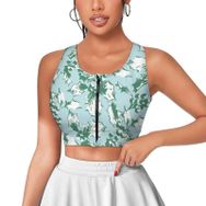 AILLOSA Activewear 3D Baskılı Desen YH-567 Askılı Kadın Atlet