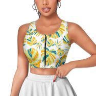 AILLOSA Activewear 3D Baskılı Desen YH-570 Askılı Kadın Atlet