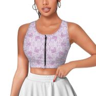 AILLOSA Activewear 3D Baskılı Desen YH-580 Askılı Kadın Atlet