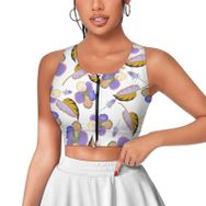 AILLOSA Activewear 3D Baskılı Desen YH-609 Askılı Kadın Atlet