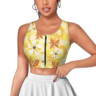 AILLOSA Activewear 3D Baskılı Desen YH-621 Askılı Kadın Atlet
