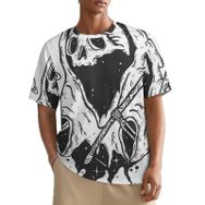 AILLOSA All Over CGF-01 Kısa Kollu Baskılı Erkek T-shirt