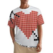 AILLOSA All Over CGF-04 Kısa Kollu Baskılı Erkek T-shirt