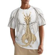 AILLOSA All Over CGF-08 Kısa Kollu Baskılı Erkek T-shirt
