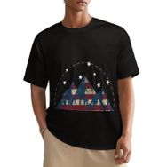 AILLOSA All Over FLAG-02 Kısa Kollu Baskılı Erkek T-shirt