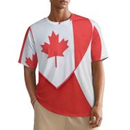AILLOSA All Over FLAG-04 Kısa Kollu Baskılı Erkek T-shirt