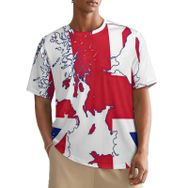 AILLOSA All Over FLAG-102 Kısa Kollu Baskılı Erkek T-shirt