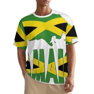 AILLOSA All Over FLAG-105 Kısa Kollu Baskılı Erkek T-shirt