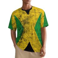 AILLOSA All Over FLAG-106 Kısa Kollu Baskılı Erkek T-shirt