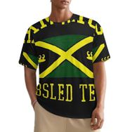 AILLOSA All Over FLAG-107 Kısa Kollu Baskılı Erkek T-shirt