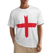 AILLOSA All Over FLAG-109 Kısa Kollu Baskılı Erkek T-shirt