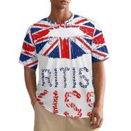 AILLOSA All Over FLAG-113 Kısa Kollu Baskılı Erkek T-shirt
