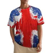 AILLOSA All Over FLAG-115 Kısa Kollu Baskılı Erkek T-shirt