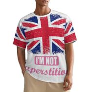 AILLOSA All Over FLAG-116 Kısa Kollu Baskılı Erkek T-shirt