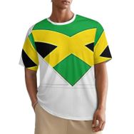 AILLOSA All Over FLAG-120 Kısa Kollu Baskılı Erkek T-shirt
