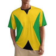 AILLOSA All Over FLAG-121 Kısa Kollu Baskılı Erkek T-shirt