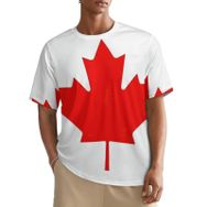 AILLOSA All Over FLAG-125 Kısa Kollu Baskılı Erkek T-shirt