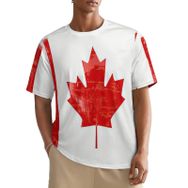 AILLOSA All Over FLAG-126 Kısa Kollu Baskılı Erkek T-shirt